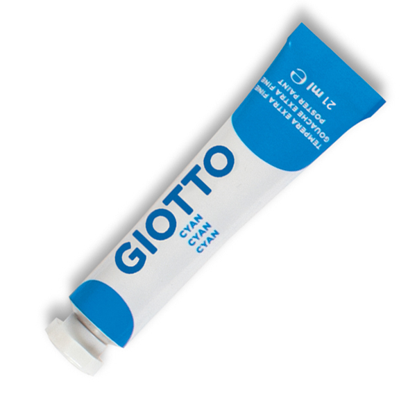 MD_36141 Tempera Tubo 7 - 21ml - cyano - Giotto - immagine 1