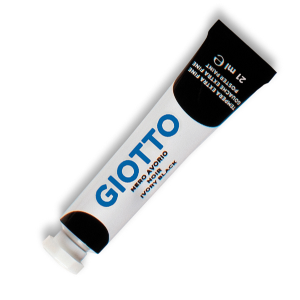 MD_36143 Tempera Tubo 7 - 21ml - nero - Giotto - immagine 1