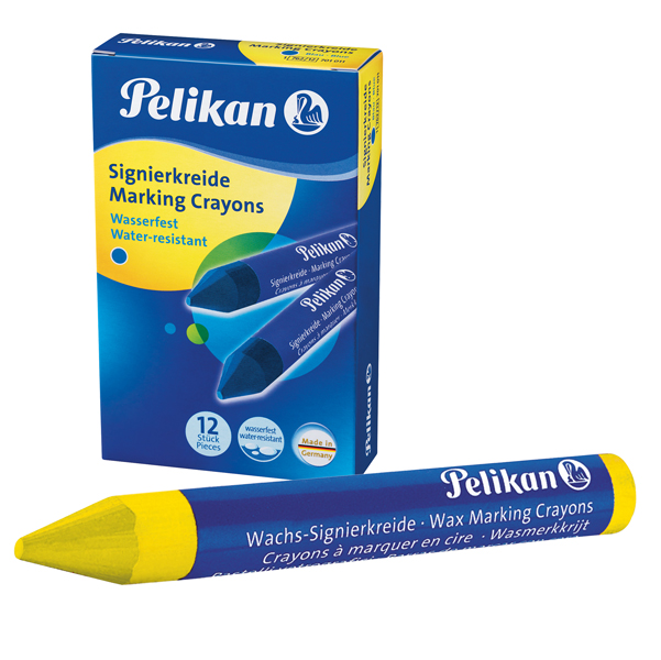 MD_36325 Pastello industriale 762 - giallo - Pelikan - conf. 12 pezzi - immagine 1