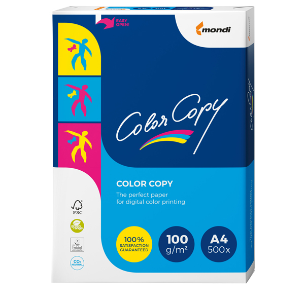 MD_36683 Carta Color Copy - A4 - 100 gr - bianco - Mondi - conf. 500 fogli - immagine 1