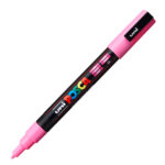 Marcatore a base d'acqua Uni Posca PC3M  - punta fine da 0,9mm a 1,3mm - rosa - Uni Mitsubishi