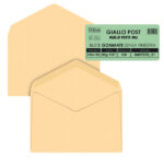 Busta Giallo Postale - gommata - 12 x 18 cm - 80 gr - carta riciclata FSC - giallo - Pigna Envelopes - conf. 500 pezzi