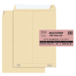 Busta a sacco Multi Strip - strip adesivo - 30 x 40 cm - 100 gr - carta riciclata FSC - avana - Pigna Envelopes - conf. 500 pezzi