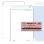 Busta a sacco Competitor FSC - strip adesivo - 23 x 33 cm - 80 gr - bianco - Pigna Envelopes - conf. 500 pezzi