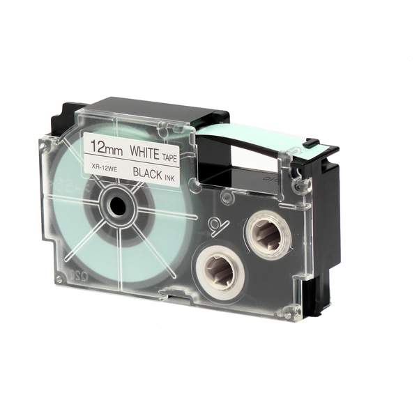 MD_37085 Nastro - 12 mm x 8 mt - nero/bianco - Casio - immagine 1
