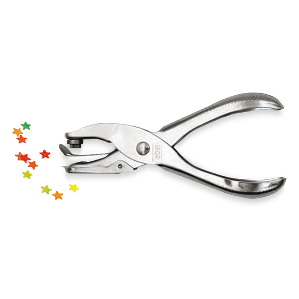 MD_38045 Perforatore a pinza 5820 - 1 foro a stella - metallo - Lebez - immagine 1