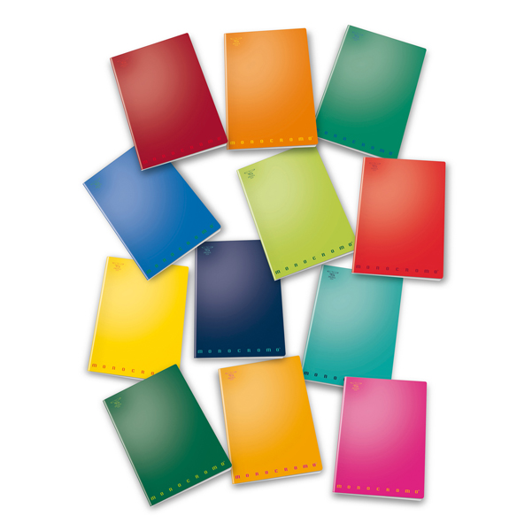 MD_38051 Miniquaderno Monocromo - 120x170mm - 5mm - 40fg - 80gr - Pigna - immagine 1