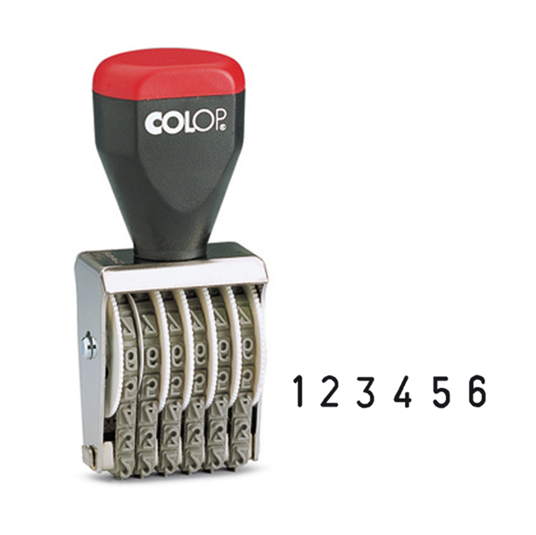MD_38137 Timbro 04006 Numeratore - 6 colonne 4 mm - Colop - immagine 1