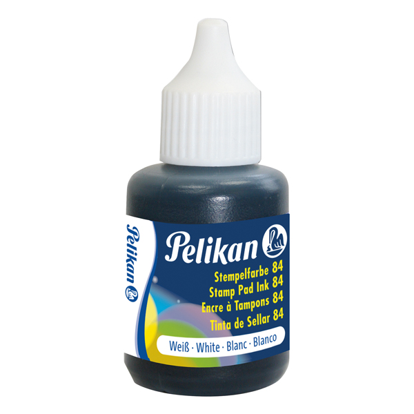 MD_38981 Inchiostro 84 - 30 ml - resistente all'acqua - bianco - Pelikan - immagine 1