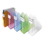 Portariviste Classic - 29,5 x 27 cm - dorso 7,5 cm - cristallo - Arda