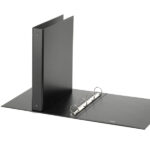 Raccoglitore Europa - 22 x 30 cm - 4 anelli tondi 30 mm - dorso 4 cm - nero - Favorit