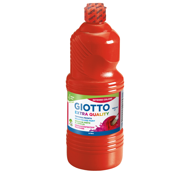 MD_40468 Tempera pronta - 1000ml - rosso vermiglio - Giotto - immagine 1