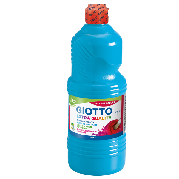 MD_40472 Tempera pronta - 1000ml - cyano - Giotto - immagine 1