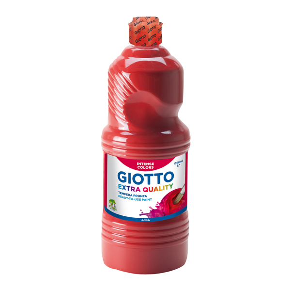MD_40475 Tempera pronta - 1000ml - rosso scarlatto - Giotto - immagine 1