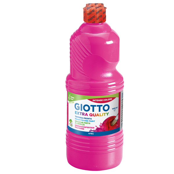 MD_40476 Tempera pronta - 1000ml - rosso magenta - Giotto - immagine 1