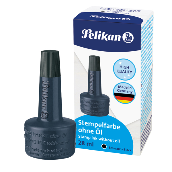 MD_40595 Inchiostro 4k per cuscinetti - senza olio - 28 ml - nero - Pelikan - immagine 1