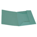 Cartellina 3 lembi - 200 gr - 25 x 33 cm - cartoncino manilla - verde - Cartotecnica del Garda - conf. 50 pezzi