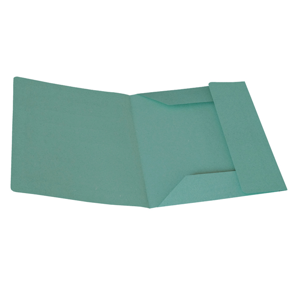 MD_44920 Cartellina 3 lembi - 200 gr - 25 x 33 cm - cartoncino manilla - verde - Cartotecnica del Garda - conf. 50 pezzi - immagine 1