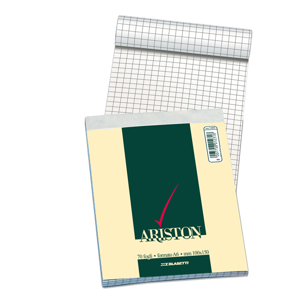 MD_45057 Blocco note Ariston - 5 mm - 150 x 210 mm - 60 gr - 70 fogli - Blasetti - immagine 1