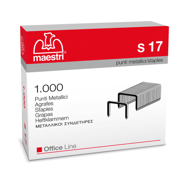 MD_45254 Punti S17 - 23/17 - acciaio - metallo - Romeo Maestri - conf. 1000 pezzi - immagine 1