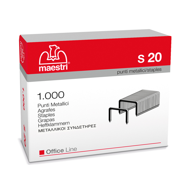 MD_45255 Punti S20 - 23/20 - acciaio - metallo - Romeo Maestri - conf. 1000 pezzi - immagine 1