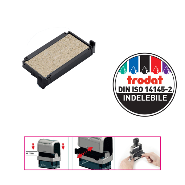 MD_45331 Tampone di ricambio 6/4911 - neutro - Trodat - immagine 1