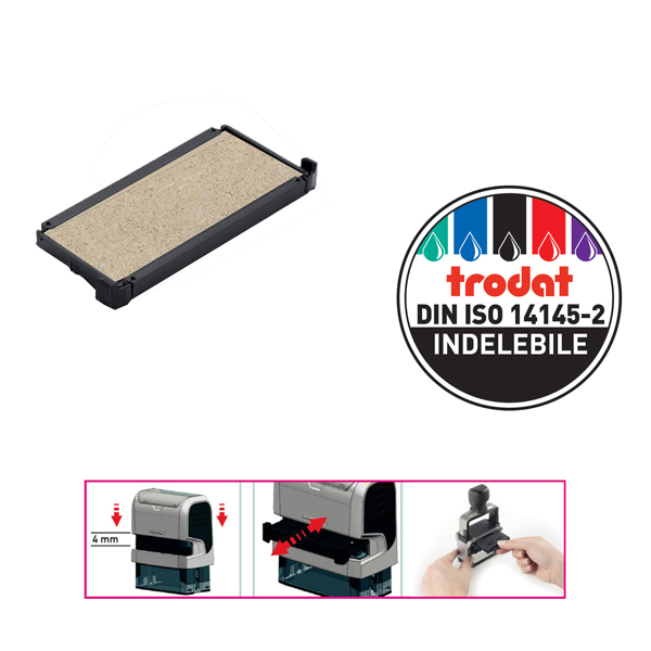 MD_45344 Tampone di ricambio 6/4915 - neutro - Trodat - immagine 1