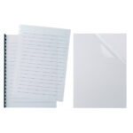 Copertine Video A4 R15 - PVC - 140 micron - neutro trasparente - Sei Rota - scatola 100 pezzi