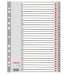 Separatore numerico 1/31 - PP - A4 - grigio - Esselte
