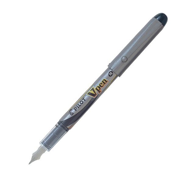 MD_45843 Penna stilografica Vpen Silver - nero - Pilot - immagine 1