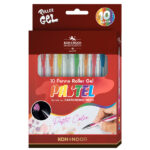 Roller gel colorati - colori pastel - Koh.I.Noor - astuccio 10 roller