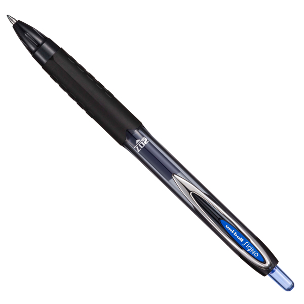 MD_46007 Roller gel a scatto Uni Ball Signo 207 - punta 0,7mm - blu - Uni Mitsubishi - immagine 1