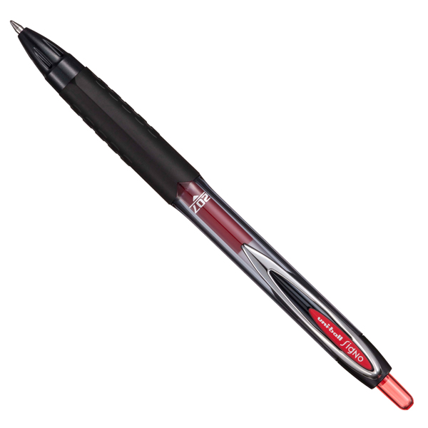 MD_46008 Roller gel a scatto Uni Ball Signo 207 - punta 0,7mm - rosso - Uni Mitsubishi - immagine 1