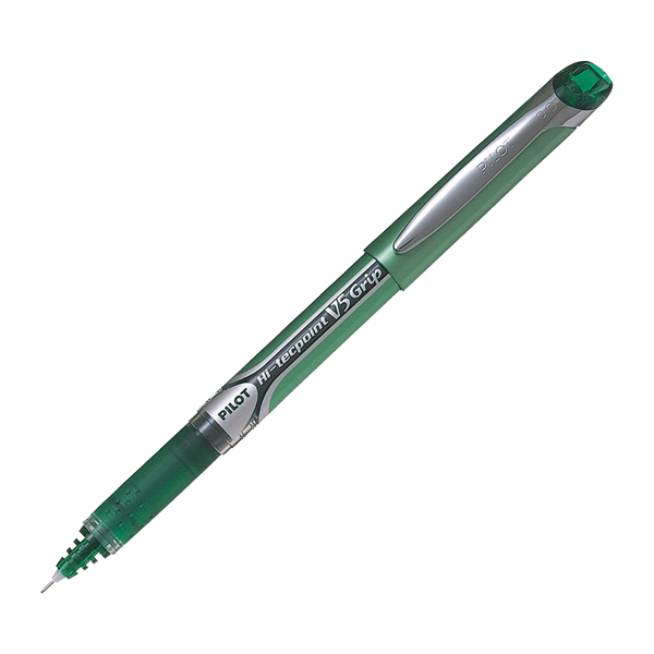 MD_46023 Roller Hi Tecpoint V5 Grip - punta 0,5mm - verde - Pilot - immagine 1