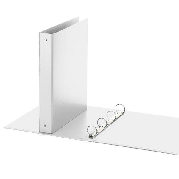 MD_47321 Raccoglitore Europa - 22 x 30 cm - 4 anelli tondi 30 mm - dorso 4 cm - bianco - Favorit - immagine 1