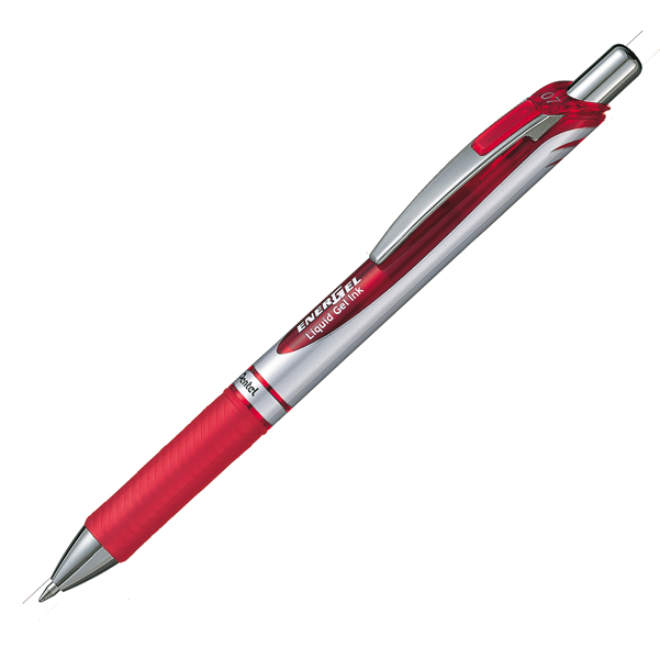 MD_48177 Roller a scatto Energel XM Click - punta 0,7 mm - rosso - Pentel - immagine 1