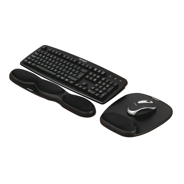 MD_48245 Mousepad con poggiapolsi Comfort - gel - nero - Kensington - immagine 1