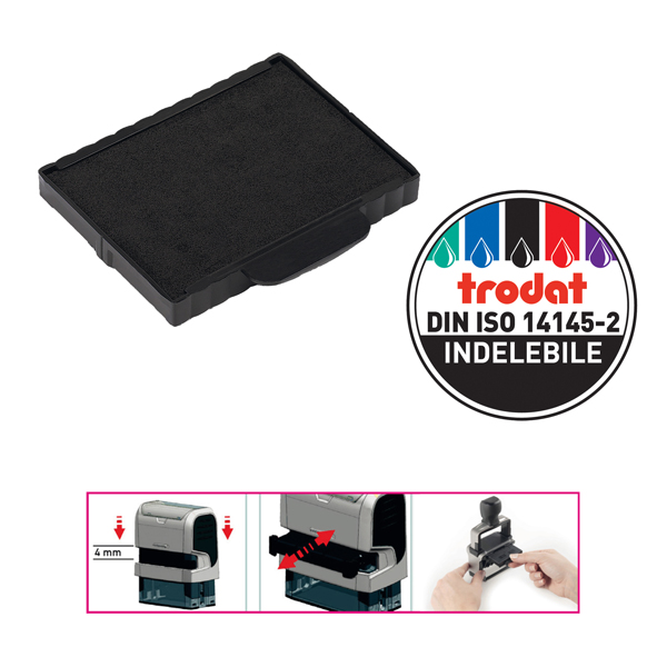 MD_48334 Tampone di ricambio Trodat 6/57 - nero - Trodat - immagine 1