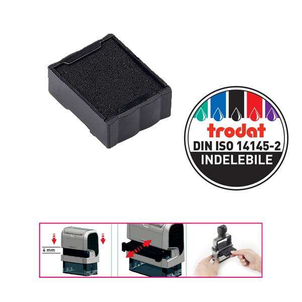 MD_48525 Tampone di ricambio 6/4921 - nero - Trodat - immagine 1