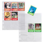 Buste forate Atla K  - 21 x 29,7 cm - PP - porta figurine - 9 tasche - liscio - Sei Rota - conf. 10 pezzi