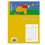 Registro prima nota Iva corrispettivi - 13/13 fogli autoricalcanti - 29,7 x 23cm - Edipro