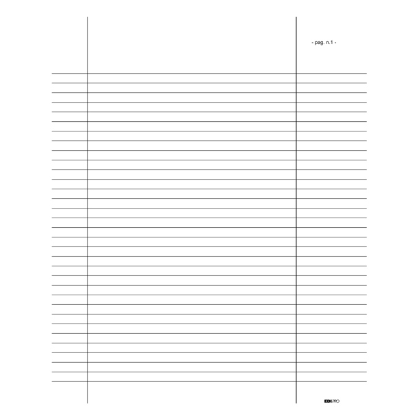 MD_50239 Registro verbale assemblea - 31 x 24,5 - 92pg - numerate - Edipro - immagine 1