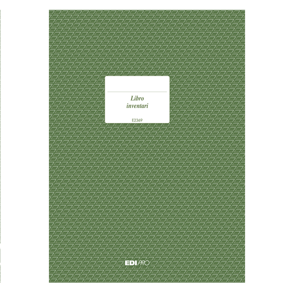 MD_50248 Registro libro inventari - 31 x 24,5cm - 92pg - numerate - Edipro - immagine 1