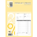 Blocco fatture 1 aliquota Iva - 50/50 fogli autoricalcanti - 29,7 x 21cm - Edipro