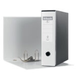Registratore Eurofile G53 - dorso 8 cm - commerciale 23 x 30 cm - bianco - Esselte