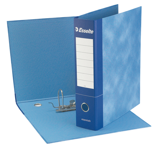 MD_50965 Registratore Essentials G73 - dorso 8 cm - commerciale 23 x 30 cm - blu - Esselte - immagine 1