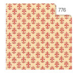 Rotolo Cartarivesto Rex 58 - lavabile - 50 x 500 cm - giglio rosso - Rex Sadoch