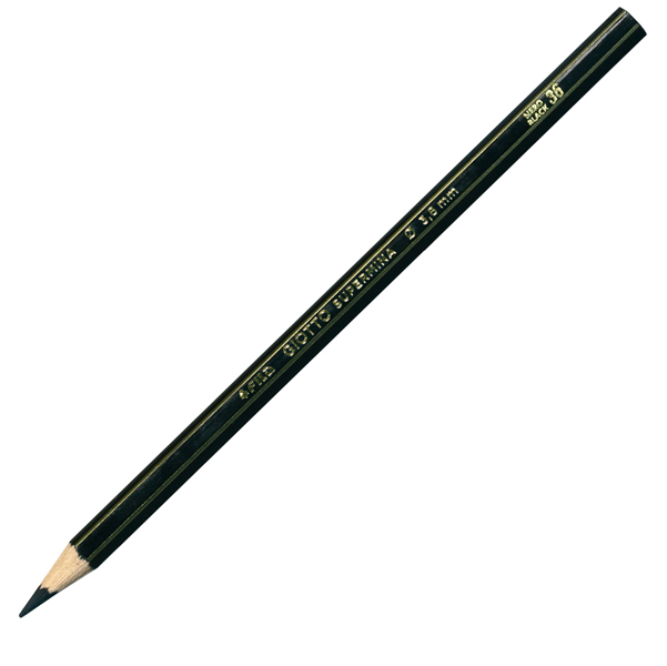 MD_51686 Pastello Supermina - mina 4 mm - nero 36 - Giotto - immagine 1