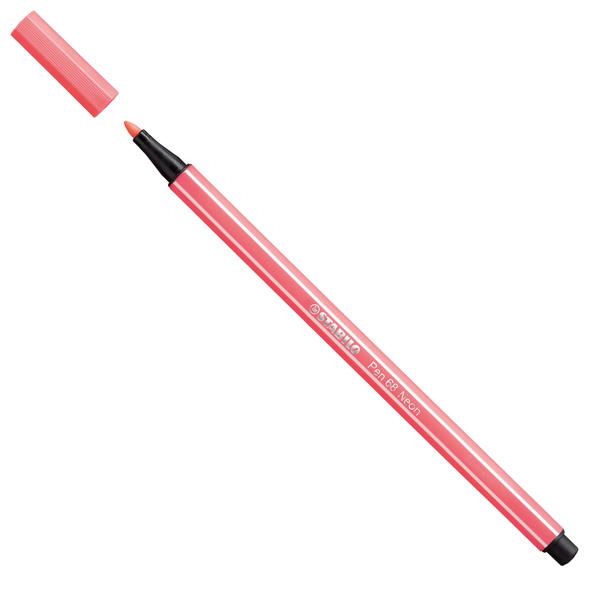 MD_51861 Pennarello Pen 68 - rosso neon 040 - Stabilo - immagine 1