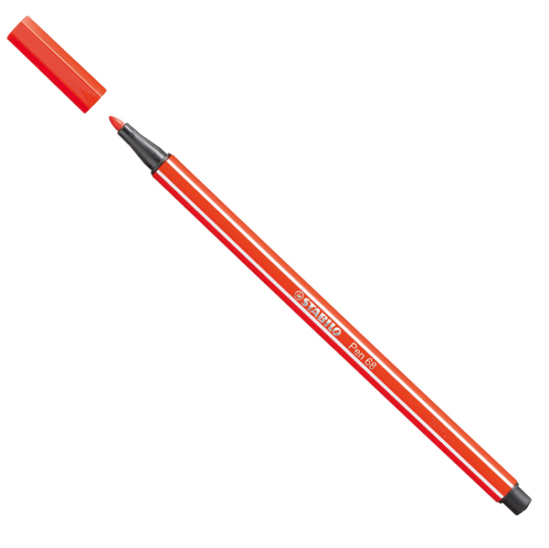 MD_51864 Pennarello Pen 68 - rosso chiaro 40 - Stabilo - immagine 1